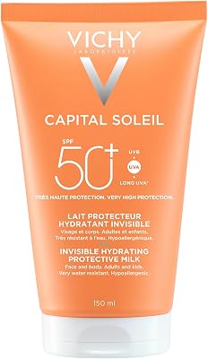 Capital Soleil Lait Protecteur Fraîcheur SPF50+ Visage Corps 150ml