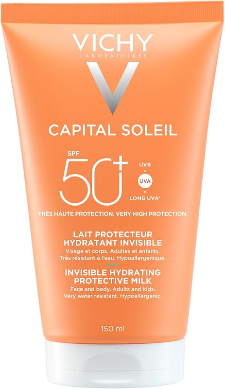 Capital Soleil Lait Protecteur Fraîcheur SPF50+ Visage Corps 150ml