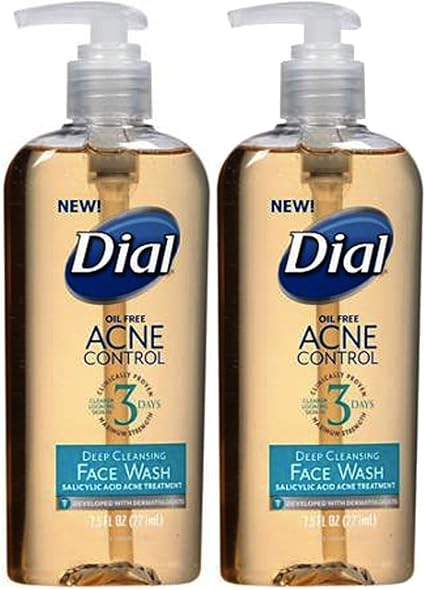 dial acne control face wash