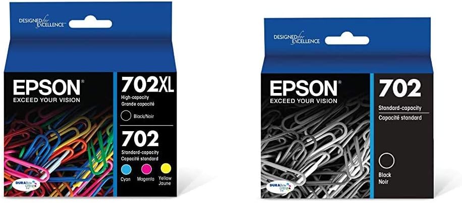 Epson T702XL120-S DURABrite Ultra Black High Capacity Cartridge Ink: Office Products