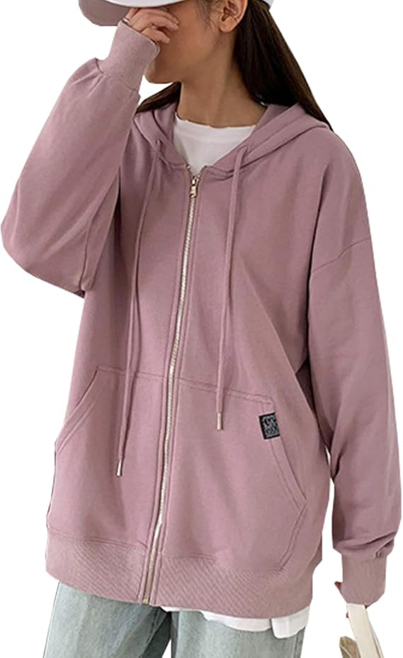 ｓｅｍｏ１ｍｕｓ アウター レディース パーカー ジャケット ブルゾン スウェット トレーナー カジュアル シンプル 通学 春秋冬 ライトパープル コート ジャケット 通販 Amazon