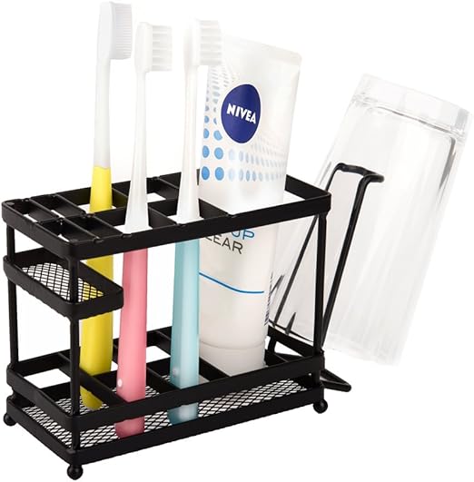 Amazon Com Vanra Metal Toothbrush Holder Stand Bathroom