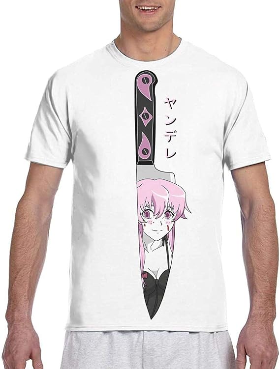 Amazon ユニセックスメンズレディース未来日記我妻由乃3dプリントtシャツパーソナライズされたクルーネックtシャツトップ Tシャツ カットソー 通販