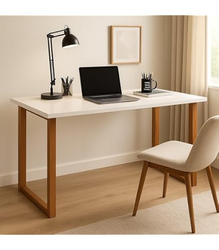 Mesa Escritório Atlanta Azul | Amazon.com.br