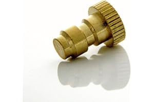 UP100 2PCS Paintball Airsoft PCP Shoting Connection Hex 8MM Quick Connect Male Dust Plug/Blind Plug