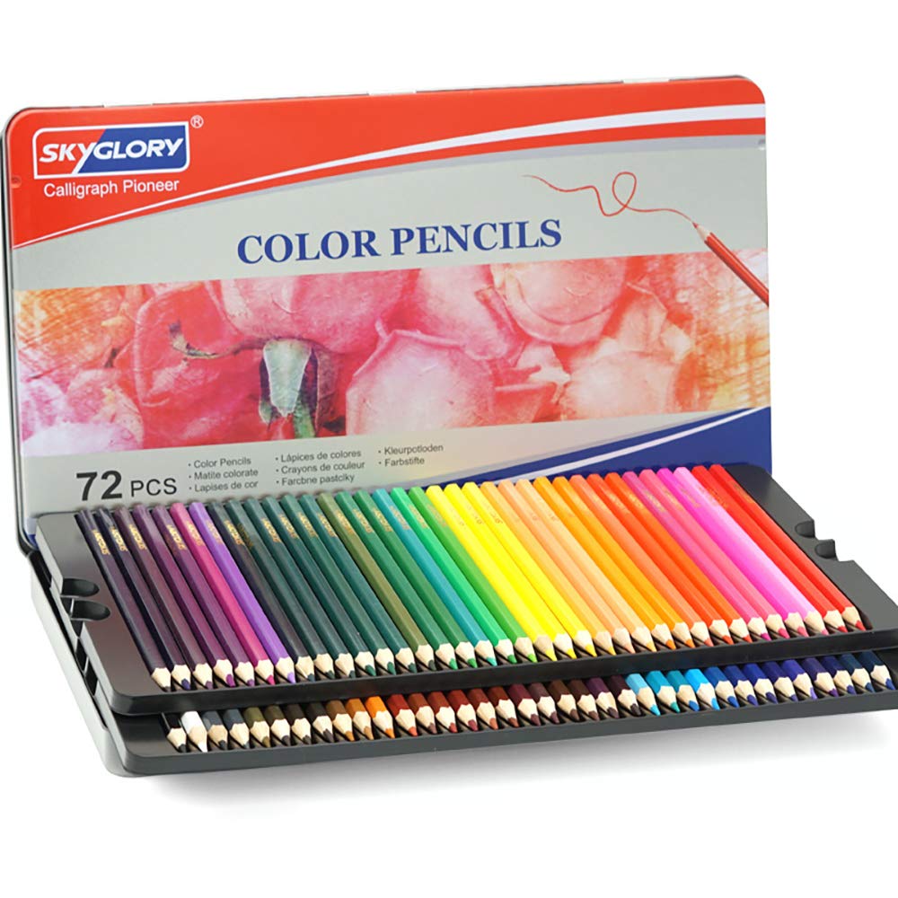 Download 72 Colored Pencils Professional Set Colomba Oil Based Colour Pencil Crayons With Metal Box For Kids School Supplies Colouring Books Or Adult Artists Ideal Christmas Gift Buy Online In Papua New Guinea At