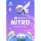 Discord Nitro 6-Month Subscription Gift Card [Digital Code]