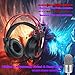 PC Gaming Headset with Mic Virtual 7.1 Surround Stereo Sound Headphone 50MM Loudhailer Gaming Headphones with LED Light Over Ear USB Headsets for PC / Mac / Laptop Gamer