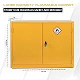 Horison Industries COSHH Cabinet Fireproof Flammable Storage 915x900x459mm view 2