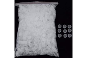 Large Tattoo Ink Caps,DOWEI Tattoo Cups 1000pcs #15 Large Size Cups Microblading Pigment Caps for Pigment Ink(1000L)