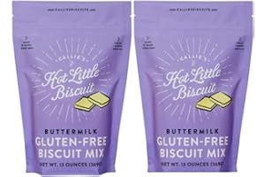 CALLIES Callie's Hot Little Biscuit Gluten Free Buttermilk Biscuit Mix | Fast, Easy, Delicious | Southern Recipe | 2 Bags of Gluten Free Biscuit Mix | 13oz per bag | Makes 24 Biscuits