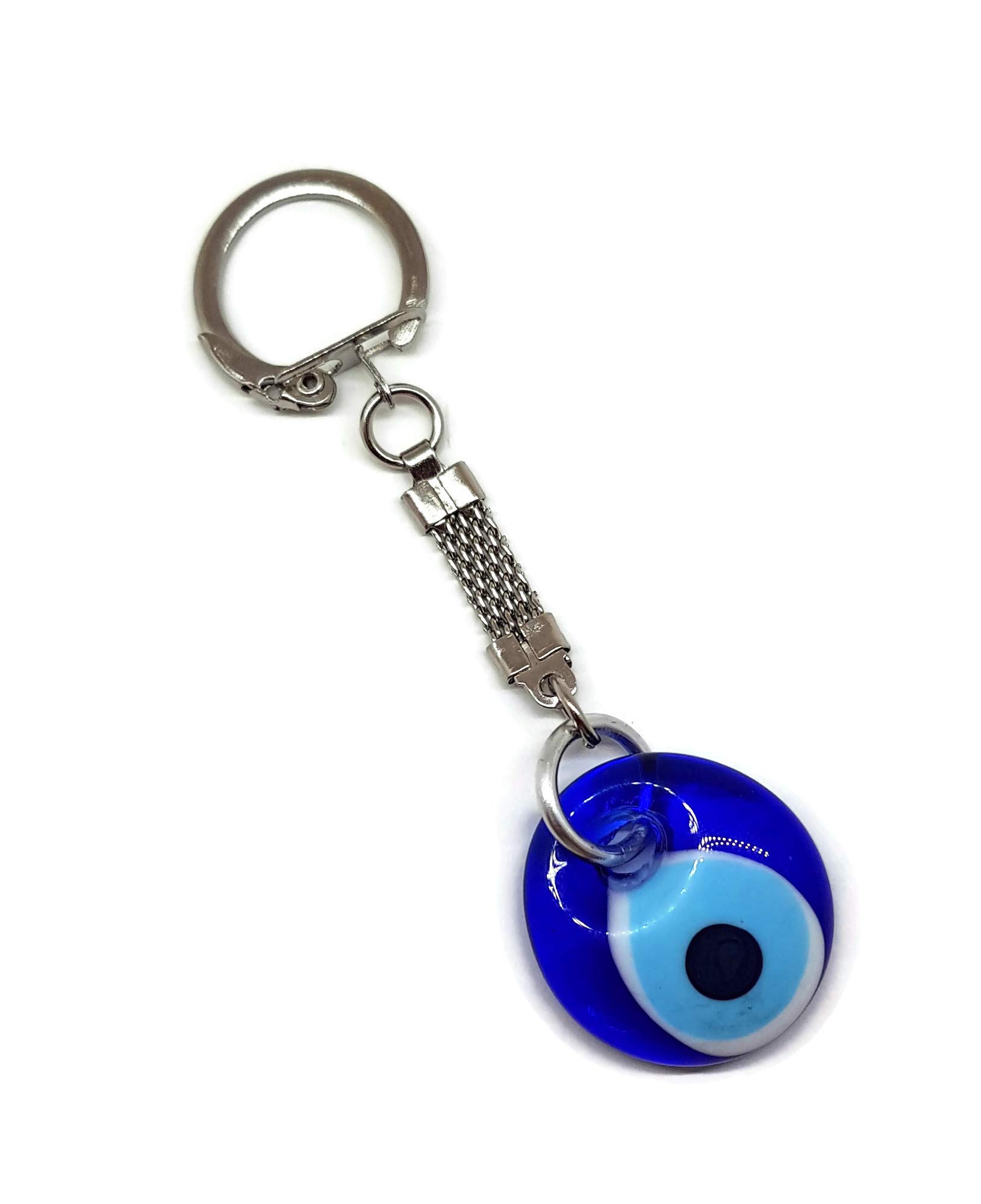 MYSTIC JEWELS - Turkish Eye Keyring in Glass