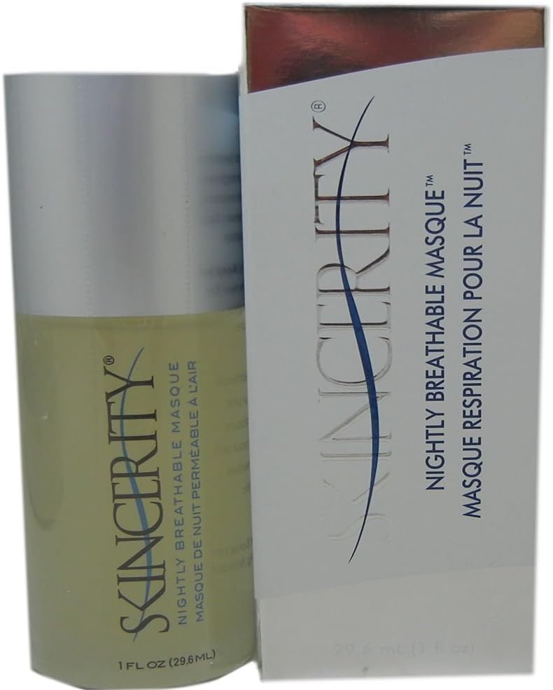 Skincerity Nightly Breathable Barrier Masque Skin Care with Cleansing Cloth