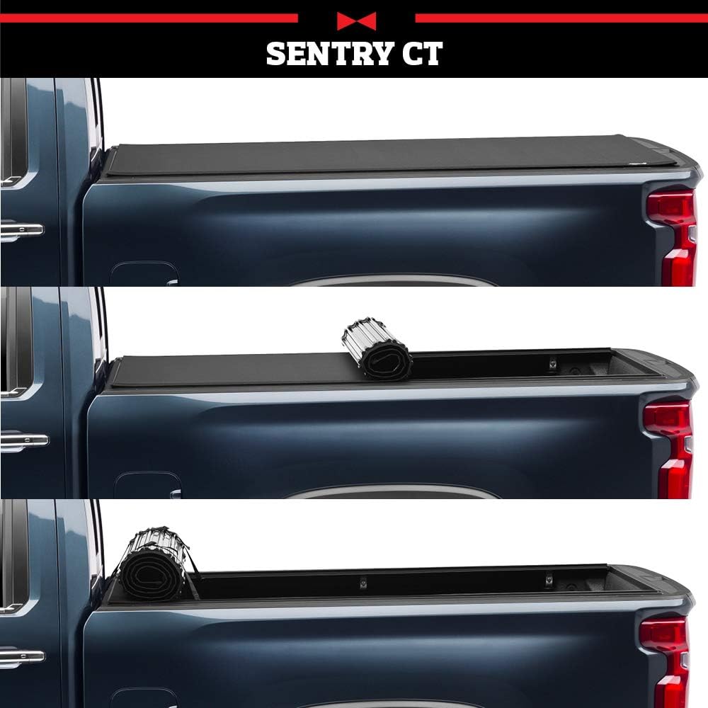 Amazon Com Truxedo Sentry Ct Hard Rolling Truck Bed Tonneau Cover 1572016 Fits 14 18 2019 Limited Legacy Gmc Sierra Chevrolet Silverado 1500 2500 3500 6 6 Bed Automotive