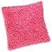 Brentwood Fifi 18-Inch-by-18-Inch Knife Edge Pillow, Hot Pink