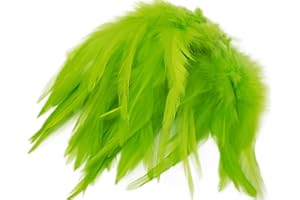 Creative Angler Saddle Hackle Fly Tying Materials - Natural Feathers for Wet Flies, Rooster Feathers, Hair Feathers for Crafts, Fly Tying Kit - Small Feathers Combo Pack of Steelhead Colored Feathers