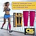 Top Calf Compression Sleeve Men Women, Perfect for Running, Training, Travel, Cycling, Hiking, Relieves Lower Leg Pain, Shin Splint, Best for Recovery (Pink, Medium, Calf Diameter 12