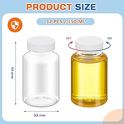 Maxdot 12 Pcs Oil Sampling Bottle Oil 5oz