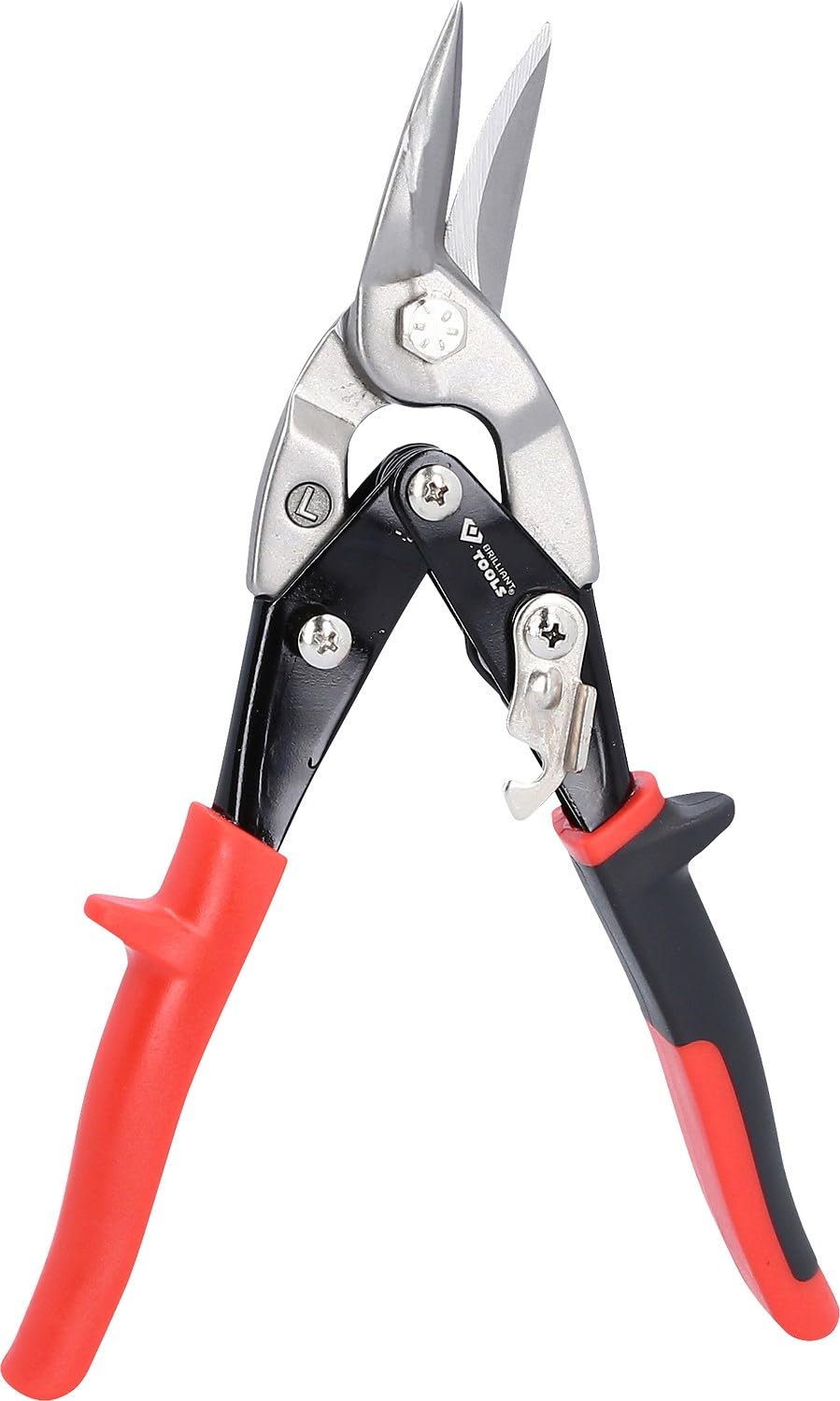 BRILLIANT TOOLS BT067203 Lever Tapping Shears, Left Cutting 10 Inch [Powered by KS Tools]