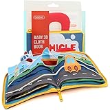 Felt Quiet Books - 9 kinds Vehicle Identify Skill Boys and Girls, Ultra Soft Baby book Touch and feel Cloth Book, 3D Books Fa