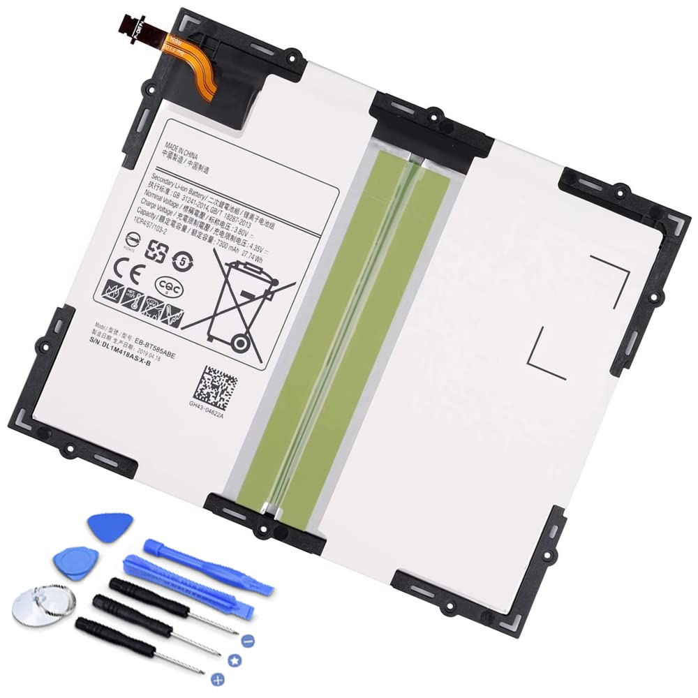 XITAIAN 3.8V 7300mAh EB-BT585ABA EB-BT585ABE GH43-04628A Replacement Battery for Samsung Galaxy Tab A 10.1 2016 SM-P580 SM-P585M SM-T580 SM-T585