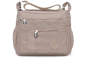 MINTEGRA Crossbody Bag for Women Nylon Waterproof Shoulder Purse Messenger Bag Lightweight Pocketbooks