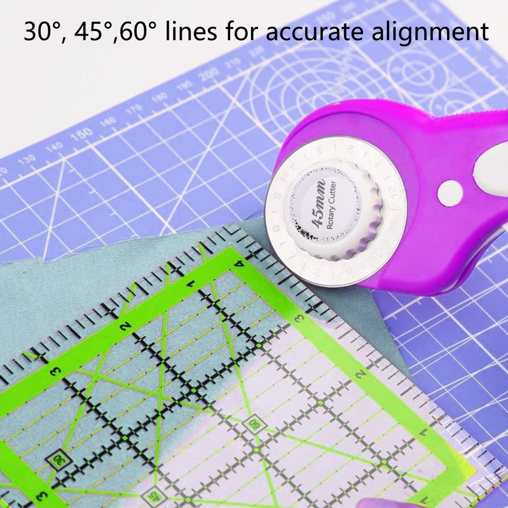Quilting Rulers,4 Square Quilting Ruler Quilting Templates(4.5
