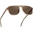 WearMe Pro Polarized Modern Aviator One-Bridge Square Mens Sunglasses