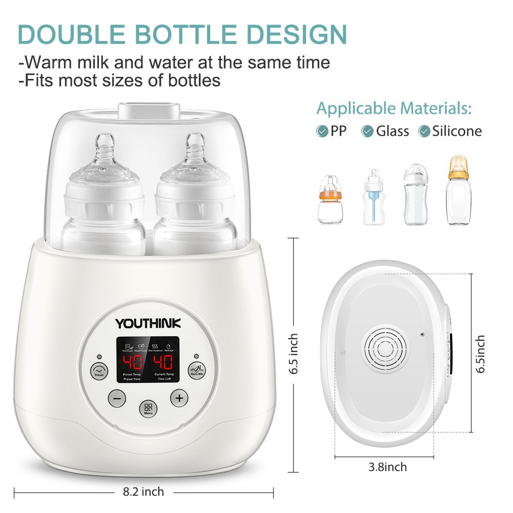 double bottle warmer