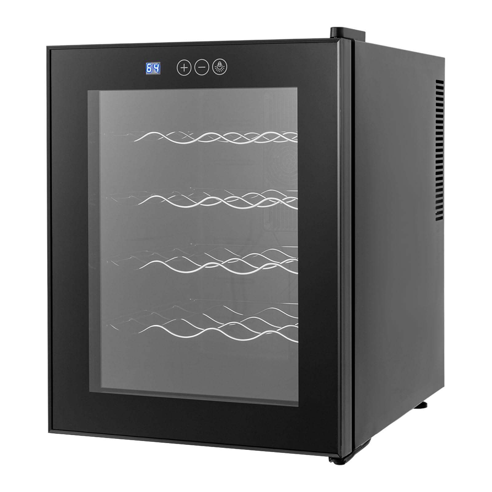 ILWorkTLs 20 Bottle Wine Fridge, Freestanding Compressor Wine Cooler Refrigerator with Digital Temperature Control and Double-layer Glass Door,Beverage Wine Chiller for Home, Office, Bar