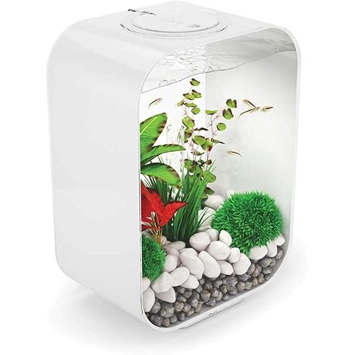 Life 15 Aquarium with LED Light - 4 Gallon, Black