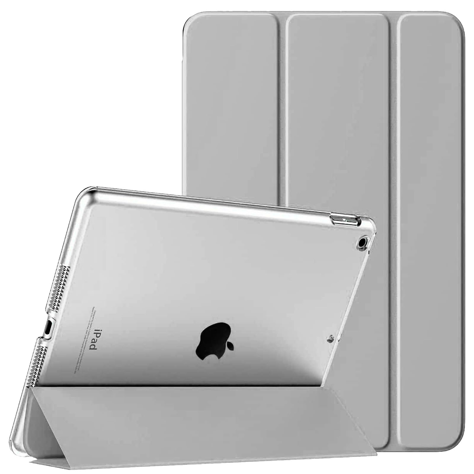 PROTech For Apple iPad (9.7 Inch) 2017 5th Generation A1822 A1823 Smart Magnetic Case with Automatic Wake/Sleep (Grey)