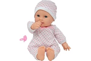 THE NEW YORK DOLL COLLECTION 11 inch Soft Body Boy Baby Doll in Gift Box - Doll Pacifier Included -Toy Dolls for Boys and Toddlers (Caucasian)