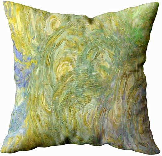 sodnz Funda De Almohada Textura Abstracta Fondo Pintura Digital Vincent