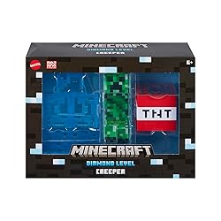 Mattel Minecraft Diamond Level Creeper Action