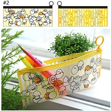 Sanrio Gudetama Lazy Egg Multi Purpose Pouch Slim Pencil Case : #2 Eggs by Gudetama