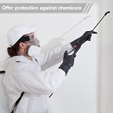 Sourcing Map Latex Industrial Gloves, Chemical Resistant, Anti-Slip, Large, view 6