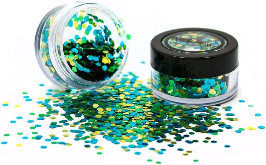 Biodegradable Glitter cosmetic grade from PaintGlow (Vegan) body face glitter BigaMart