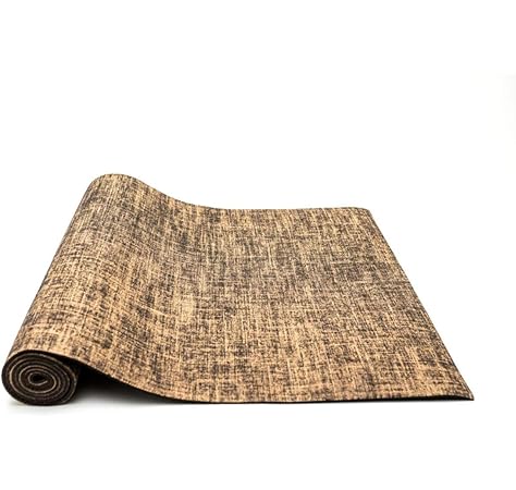 brown yoga mat