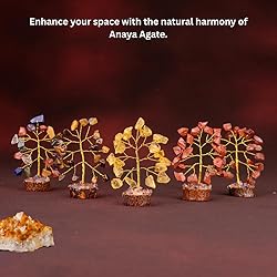 ANAYA AGATE Crystal Tree Gift for Women, Set of 12