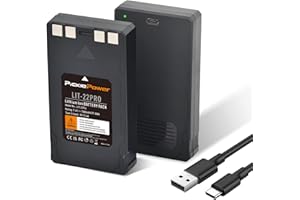 2 Pack LIT-22 Battery for Cellular Trail Cameras, 7000mAh Rechargeable Lithium Battery Compatible with Flex-M