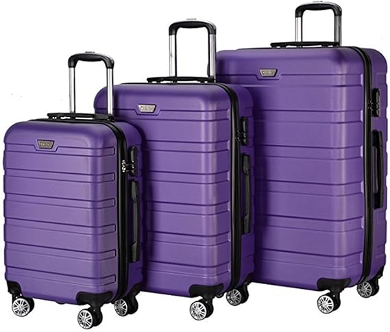 purple luggage sets on sale