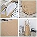 KEFAN 3 Pack Easter Bunny Bags Easter Bunny Baskets Jute Burlap Bunny Ear Tote Bags