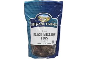 Shiloh Farms Organic Black Mission Figs Unsulphured - 12 oz