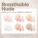 Modelones Builder Nail Gel 6 Colors 8-in-1 Pink Brown Set 7ml each view 5