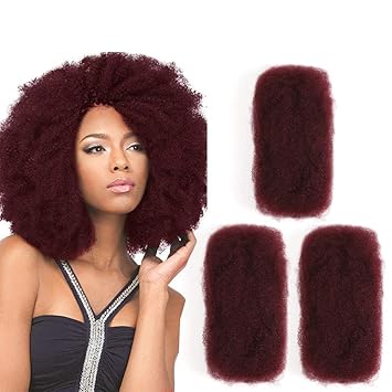 afro kinky bulk human hair