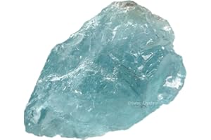 ERLIWAY Aquamarine Raw Crystals, Large 1.25-2.0" Healing Crystals Natural Rough Stones Crystal for Tumbling, Cabbing, Fountain Rocks, Decoration, Polishing, Wire Wrapping, Wicca & Reiki