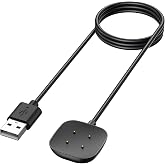 Charger for Fitbit Sense/Sense 2/Versa 3/Versa 4, Replacement Charging Cable Magnetic Dock Stand for Fitbit Sense 1/2, Versa 3/4 Smartwatch (USB Type A)