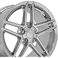 OE Wheels CV07A 17 Inch Rim Fits Corvette C6 Z06 Style 5x120.65 17x9.5 Chrome - Hollander 5342 (1)