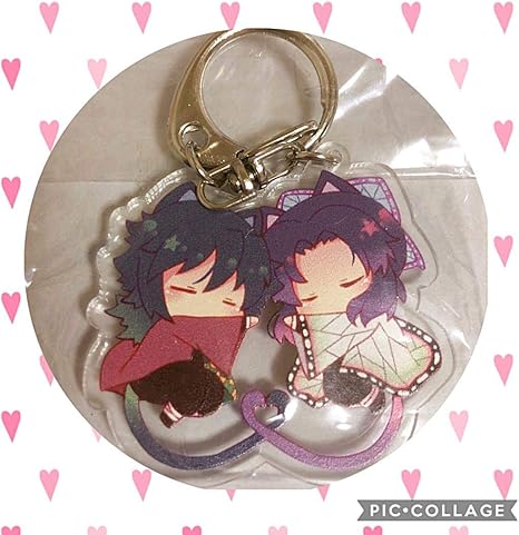 Amazon Co Jp 鬼滅の刃 アクリルキーホルダー カップル しのぶ 義勇 ホビー 通販